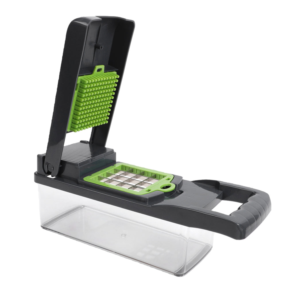 Vegetable Chopper & Food Cutter - 1.5L Container, Multi-Blade Slicer