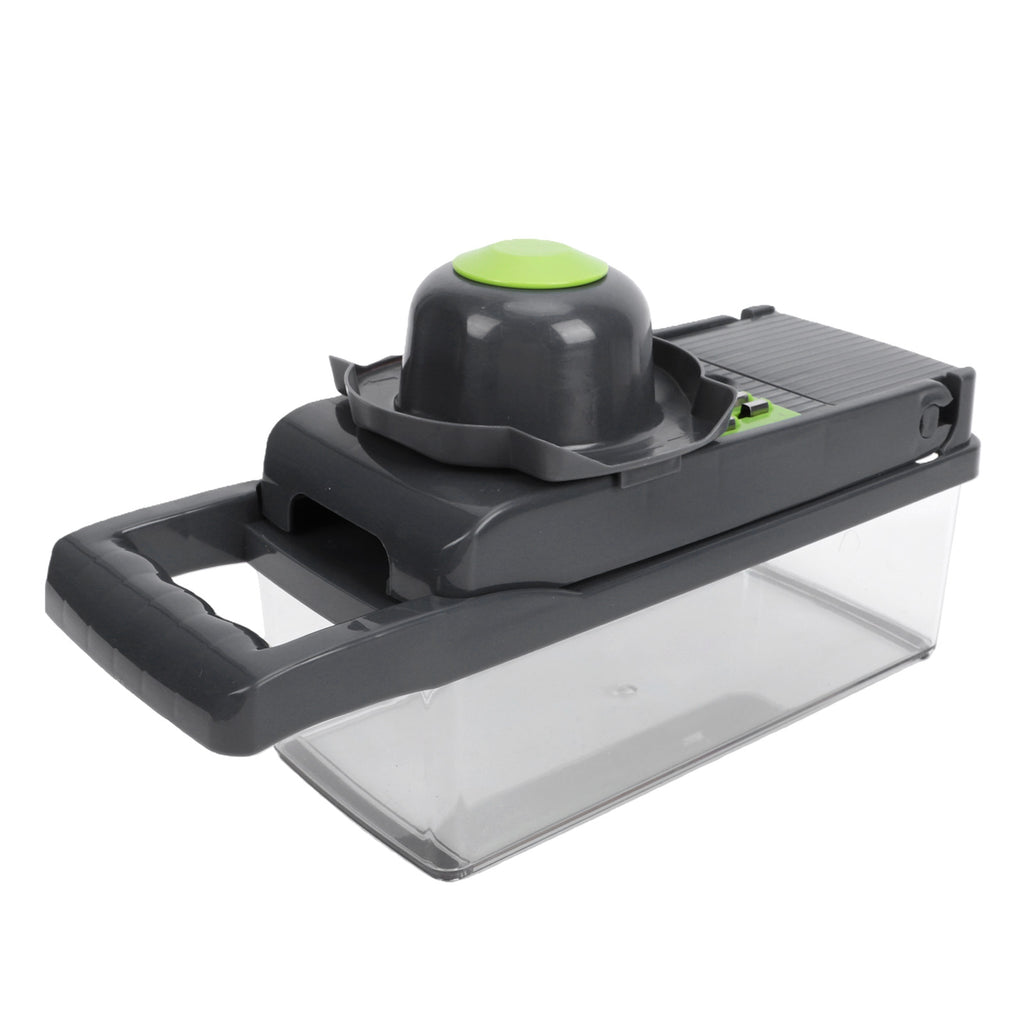 Vegetable Chopper & Food Cutter - 1.5L Container, Multi-Blade Slicer